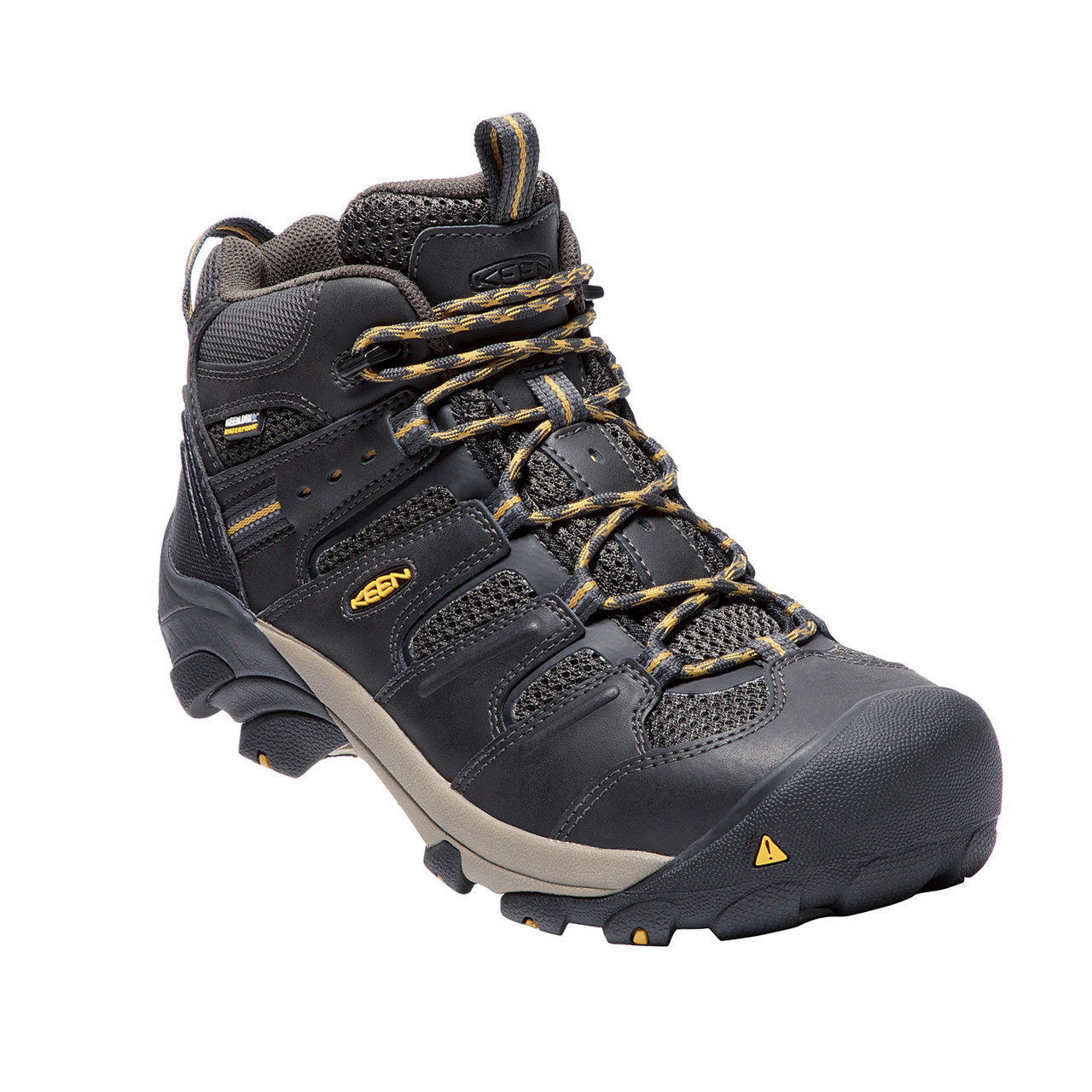 KEEN Utility Lansing #1018079 Men's Mid Waterproof Steel Safety Toe Hiker  Work Boot