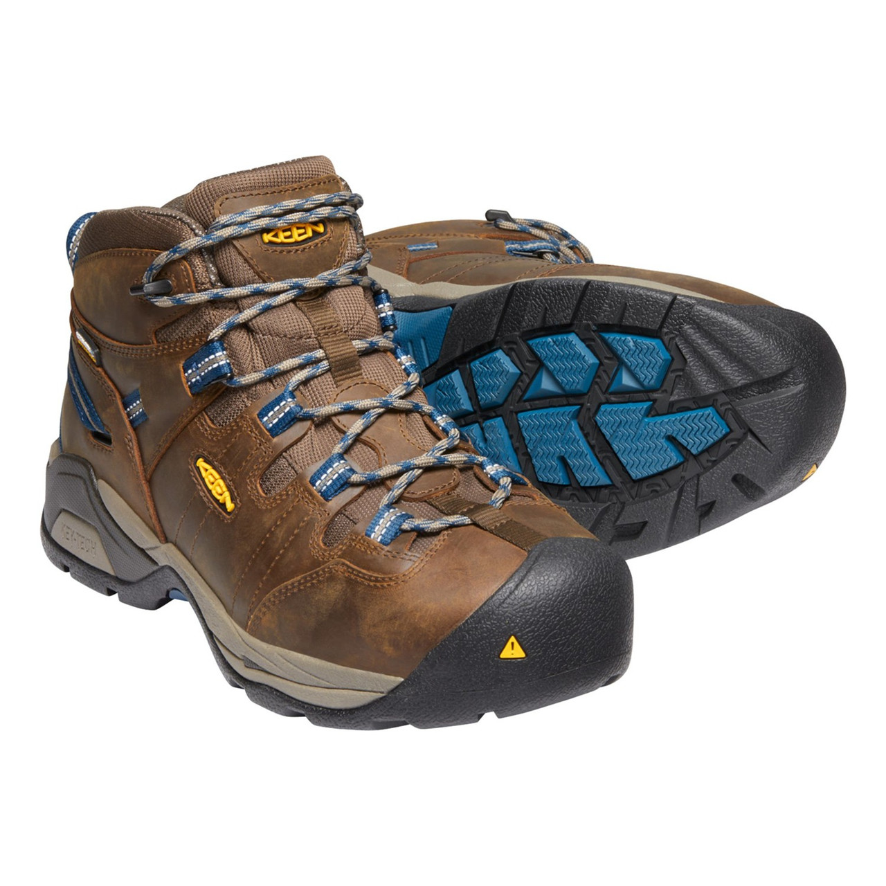 KEEN 1020086 MEN\'S DETROIT XT STEEL TOE WATERPROOF EH BROWN BOOT Size 9.5 D KEEN Utility Detroit XT | Boot World main image 2