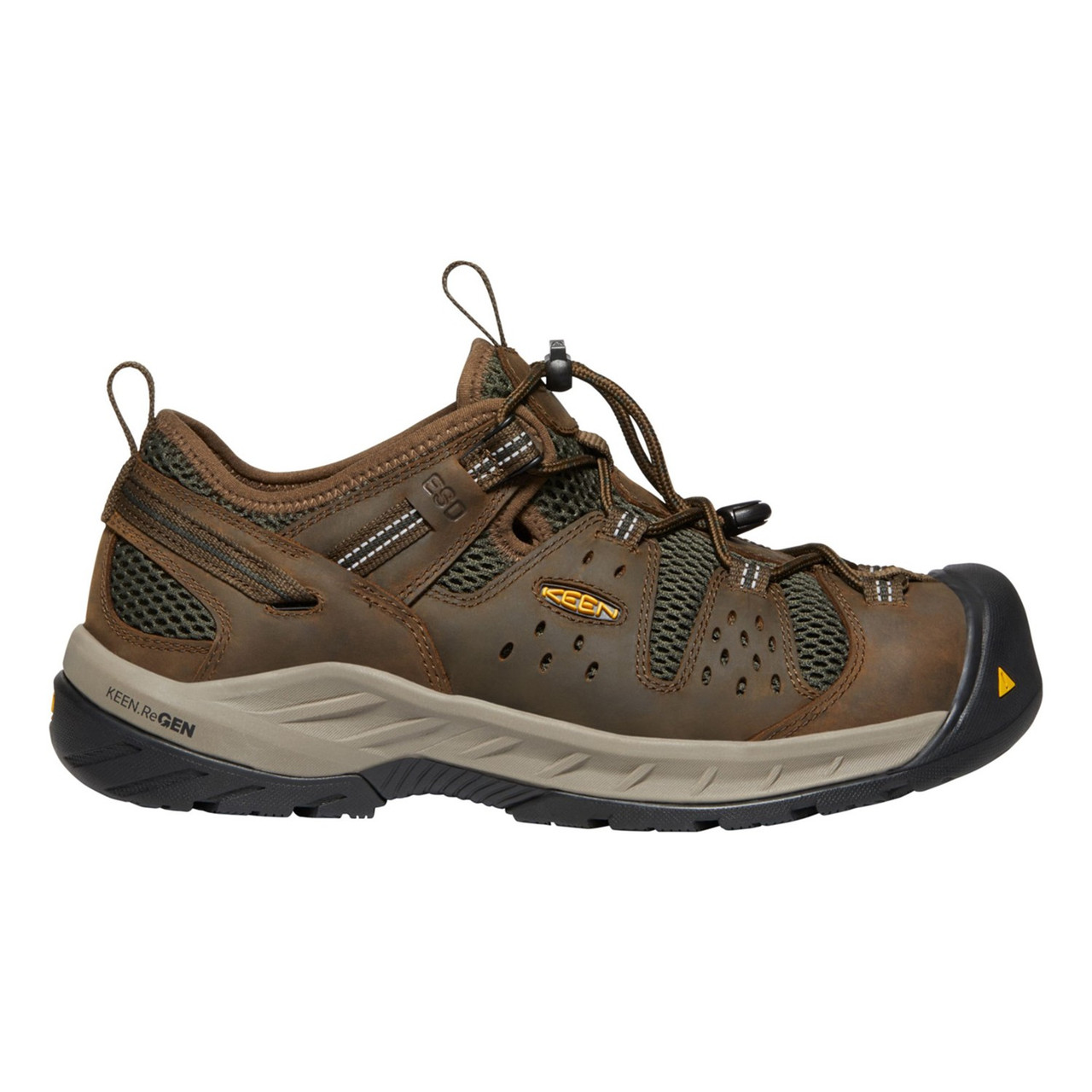 KEEN Utility Men\'s Atlanta Cool Low Steel Toe Work Shoes Brown Size 10.5 M Amazon.com: KEEN Utility Men main image 2