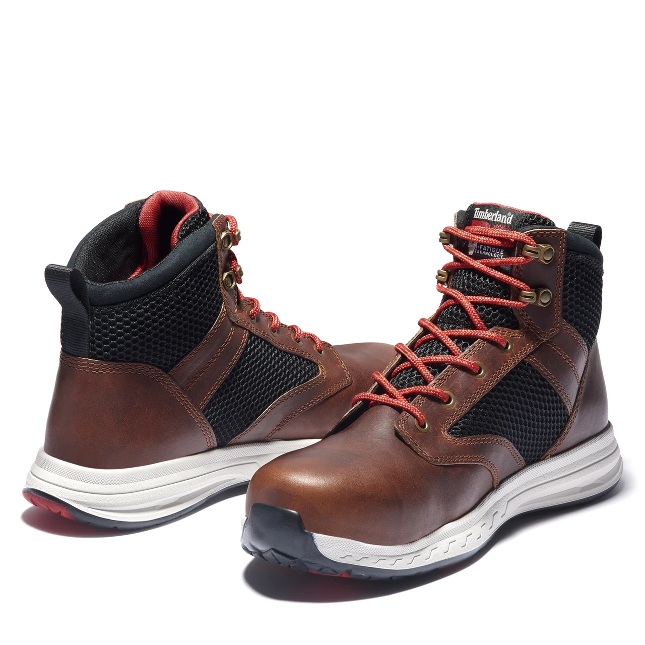 Timberland PRO Men\'s 9.5 Wide Brown Leather Work Shoes A1VZY Anti-Fatigue Timberland PRO® Downdraft #A1VEW Men main image 2