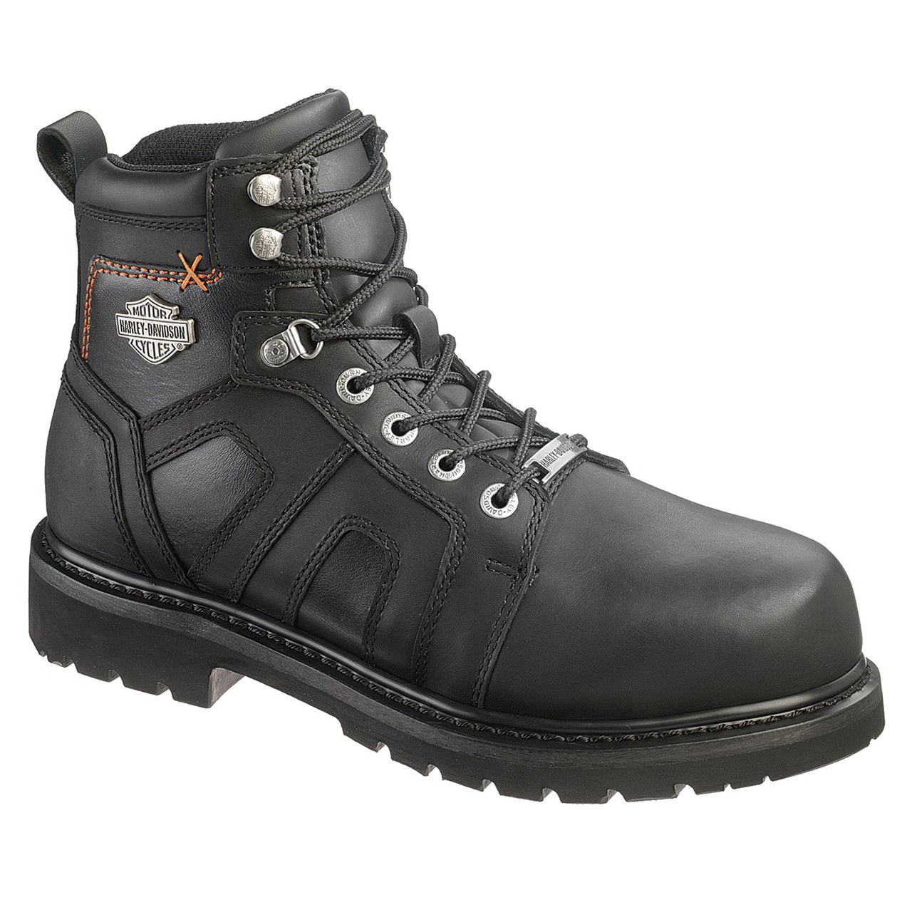 Harley-Davidson Stivali Moto Pelle Bill Steel Toe: Antinfortunistici Con Puntale In Acciaio