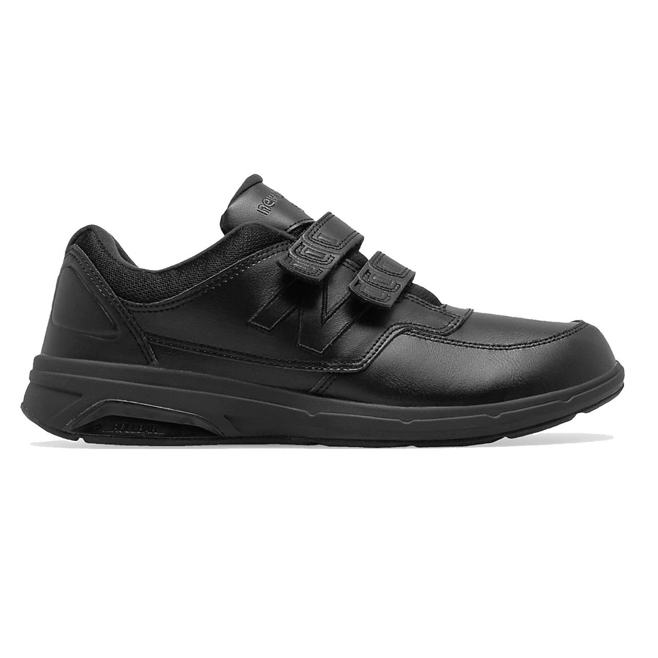 Aetrex X903 Velcro Walking Shoe - 3 Strap - Black - Mens - Orthotic Shop