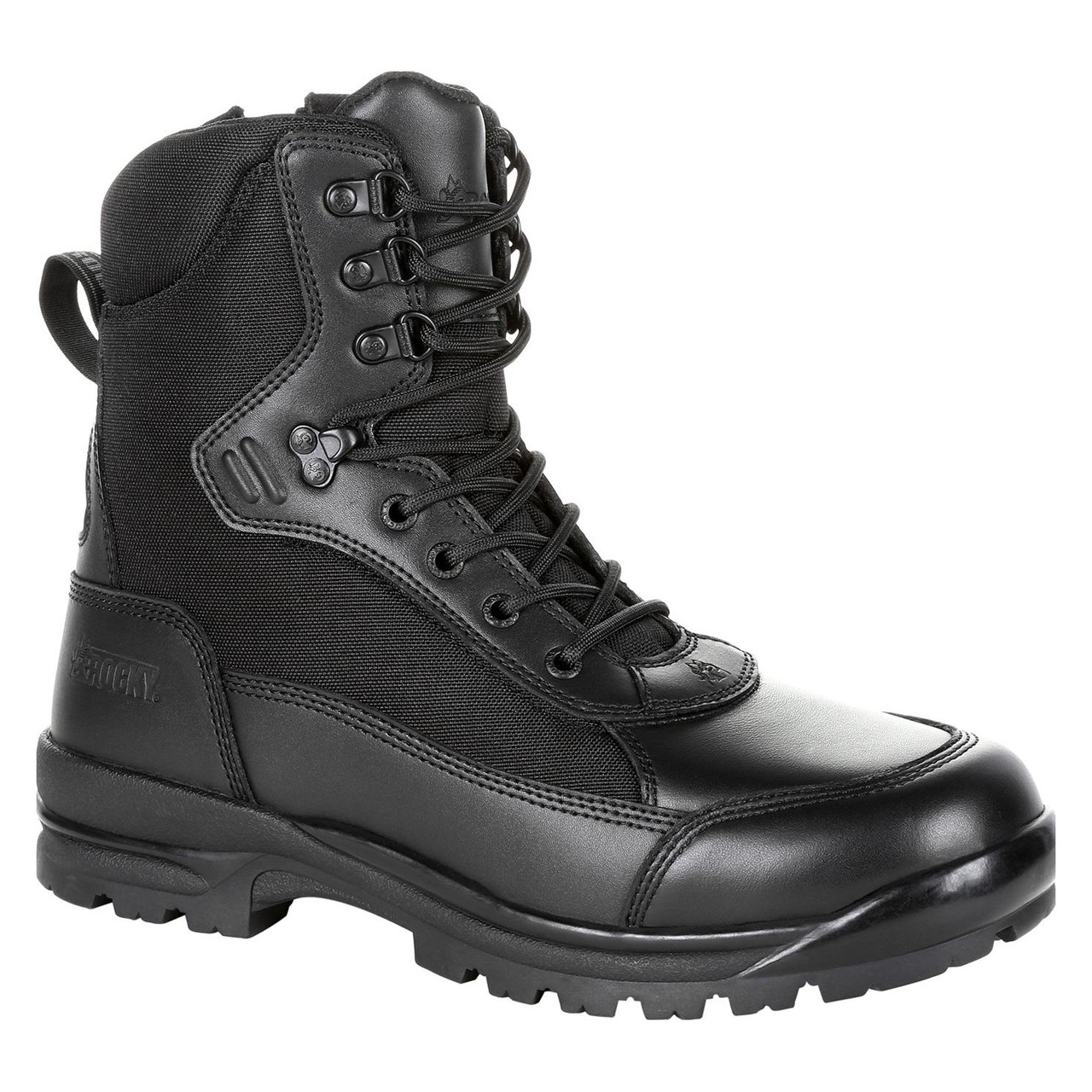 Rocky Men’s Black Tactical Work Boots ROCKY C4T TRAINER MILITARY DUTY BOOTS BLACK - EMPIRE  main image 2