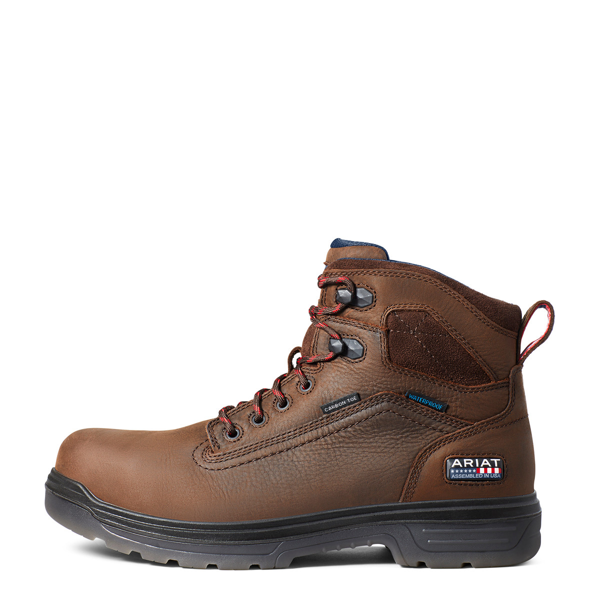 Ariat Men's Aged Bark Turbo 6 In. Waterproof Carbon Toe Work Boot Size 10 Medium 1t1nw5