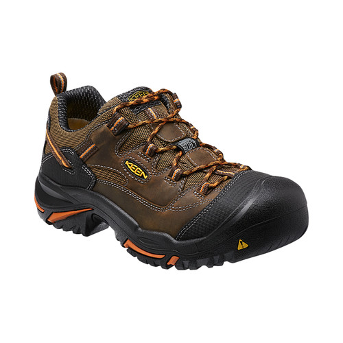 KEEN Utility Braddock #1014606 Men's Low Waterproof Soft Toe Hiker Work Boot