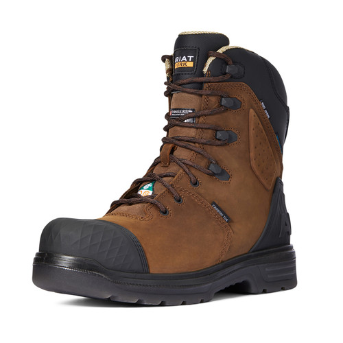 Ariat® Turbo Outlaw #10033997 Men's 8" CSA Waterproof 400g Insulated Carbon Safety Toe Work Boot