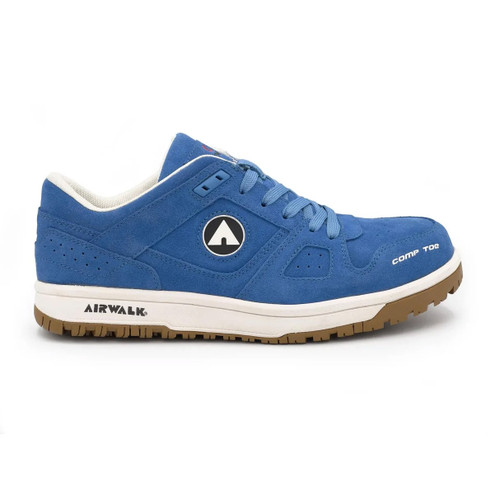 Airwalk Mongo #AW6314 Women's Athletic Casual Light Blue Composite Safety Toe Work Sneaker