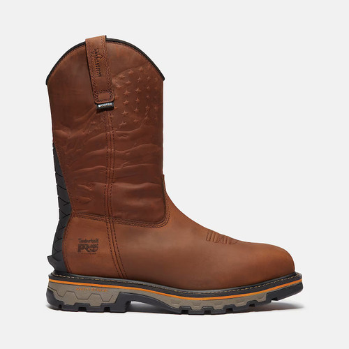 Timberland PRO True Grit USA #A64CQ Men's Waterproof Composite Safety Toe Pull-On Work Boot