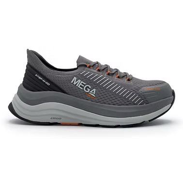 MegaComfort Europa Low #MC151 Men's Black/Orange Step-N-Go Composite Safety Toe Work Shoe