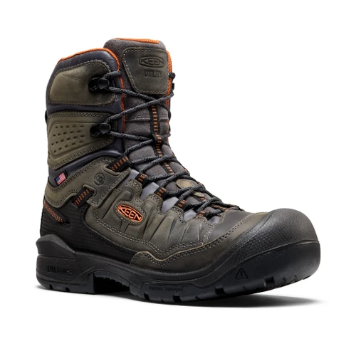 Keen Utility Targhee IV Work #1032806 Men's 8" Waterproof Carbon Safety Toe Work Boot