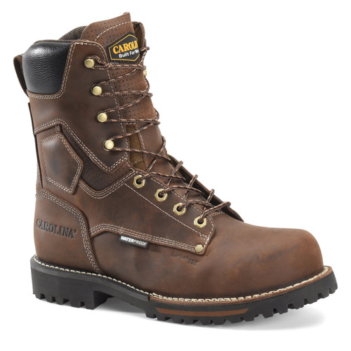 Carolina Pitstop Comp #CA8538 Men's 8" Waterproof Carbon Composite Safety Toe Work Boot