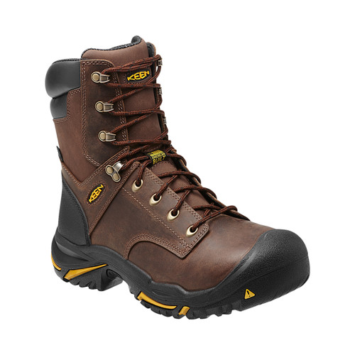 Men's Mt Vernon 6 MET Waterproof Boot (Steel Toe) | Cascade Brown