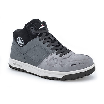 Airwalk Mongo Mid #AW6351 Men's Grey Composite Safety Toe Work Shoe