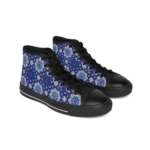 Moroccan Zellij High-Top Sneakers