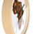 African Tribal Art Wall Clock – 10" Wooden Fram