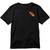 Front of the WSKY RBLN Retro logo shirt in black