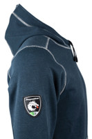 Cyclone Hoodie, Angled View, Elements FR Hoodie, Flame Resistant Hoodie, Navy