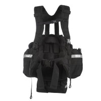 Bushwhacker Pack, Back View, Wildland Fire Pack, H-style Harness Pack, 1400 cu in fire pack