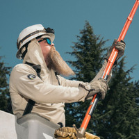 Pro Dry Tech LS with Hood, Lifestyle, Side View, Khaki