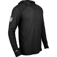 Pro Dry Tech LS with Hood, angled view, Color: Black