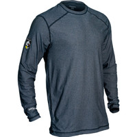 Pro Dry Tech LS Shirt, Navy, angled