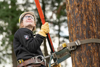 Alpha Jacket Women's (Black), Back View, Super Fleece FR Collection, NFPA 70E, NFPA 2112, Arc Rated, Outerwear, Lifestyle