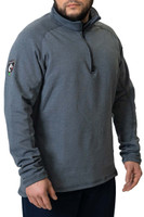 Livewire 1/4 Zip Shirt, Side-Angled View, Livewire FR Shirt, FR Quarter Zip, Flame Resistant Quarter Zip