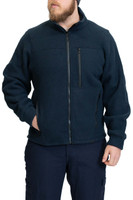 Alpha Jacket (Black), Front View, Super Fleece FR Collection, NFPA 70E, NFPA 2112, Arc Rated, Outerwear