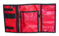 Aviation Kneeboard, Open, Red