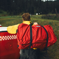 Campaign Bag, Lifestyle Photo, Wildland Campaign Bag, Fire fighting campaign bag, Fire fighting duffel bag