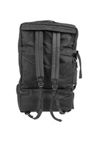 Campaign Bag, Black, Closed, Backpack Straps, Back Side