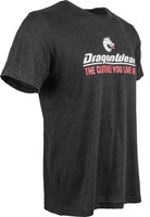 DragonWear Logo Athletic Tee Black - Angled