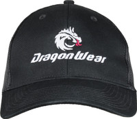 DragonWear Logo Trucker Hat - Black Front