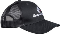 DragonWear Logo Trucker Hat - Black Angled