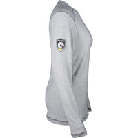 Pro Dry Tech Long Sleeve Shirt, Women, Side View, Product Image, Heather Gray