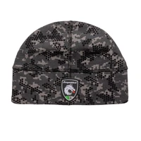 Elements FR Beanie | IronShield Black Camo | Rear Flat Lay