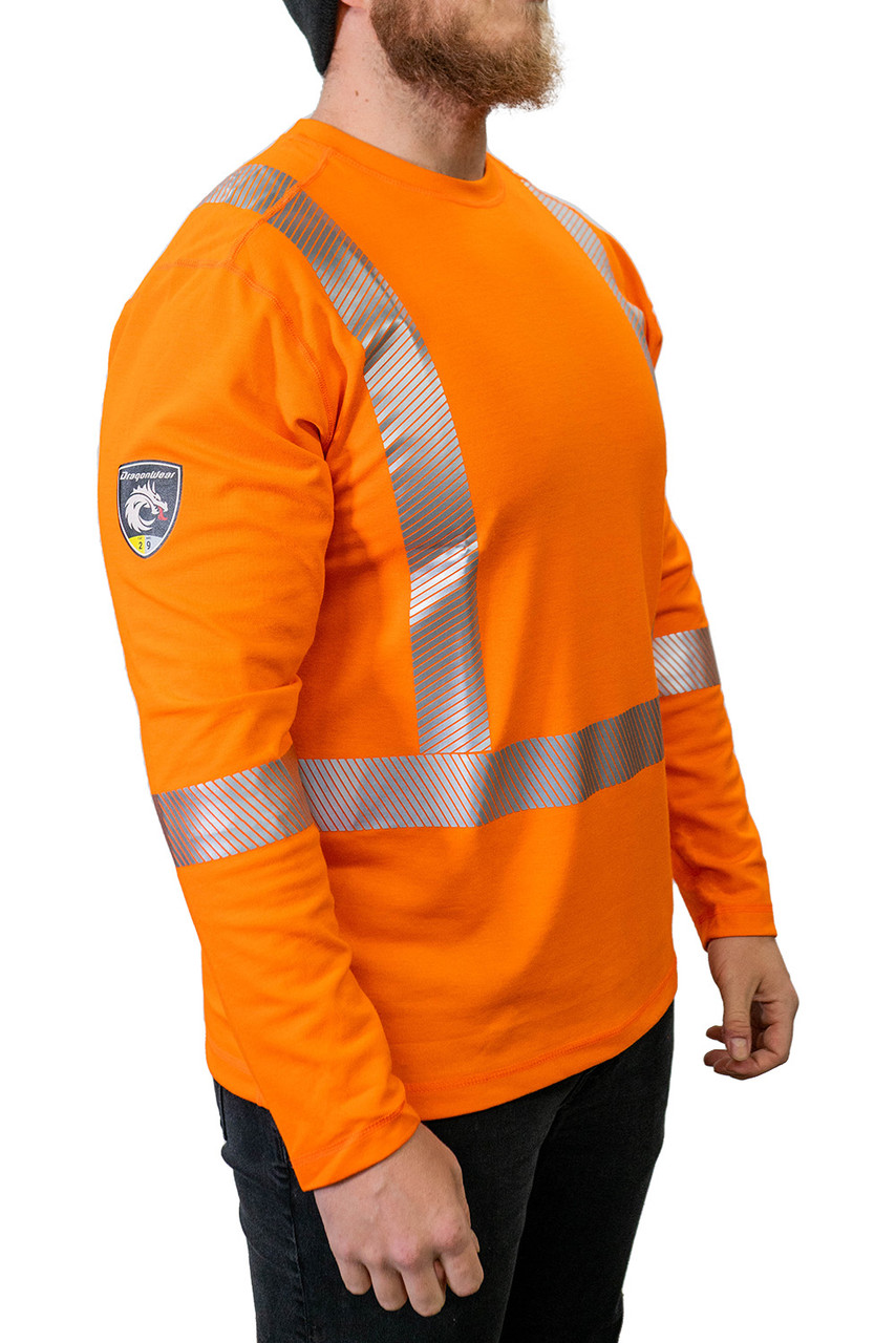 orange long sleeve dri fit
