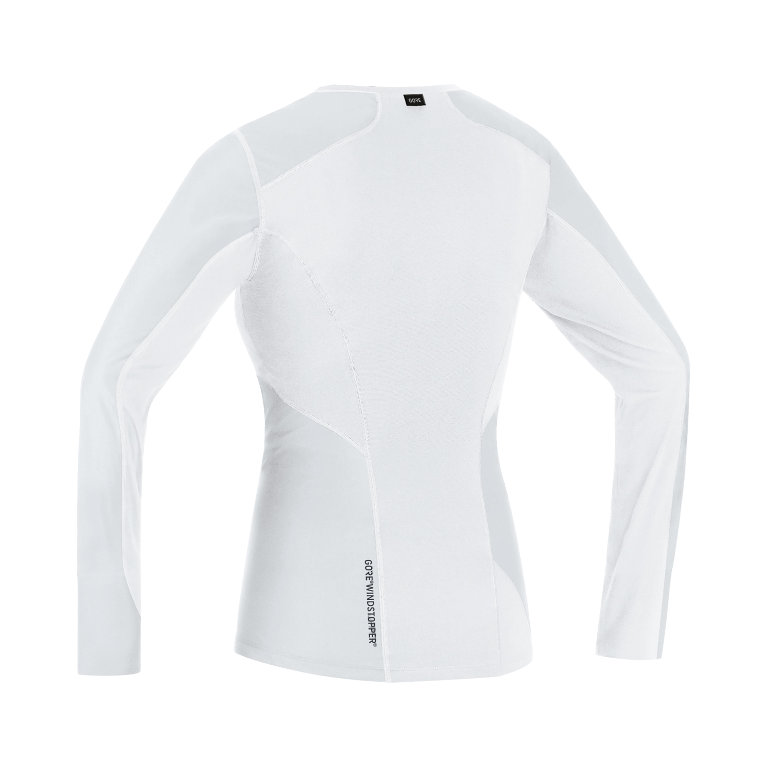 An image of the M WINDSTOPPER® Base Layer Long Sleeve Shirt Womens being displayed without a product model wearing the product.