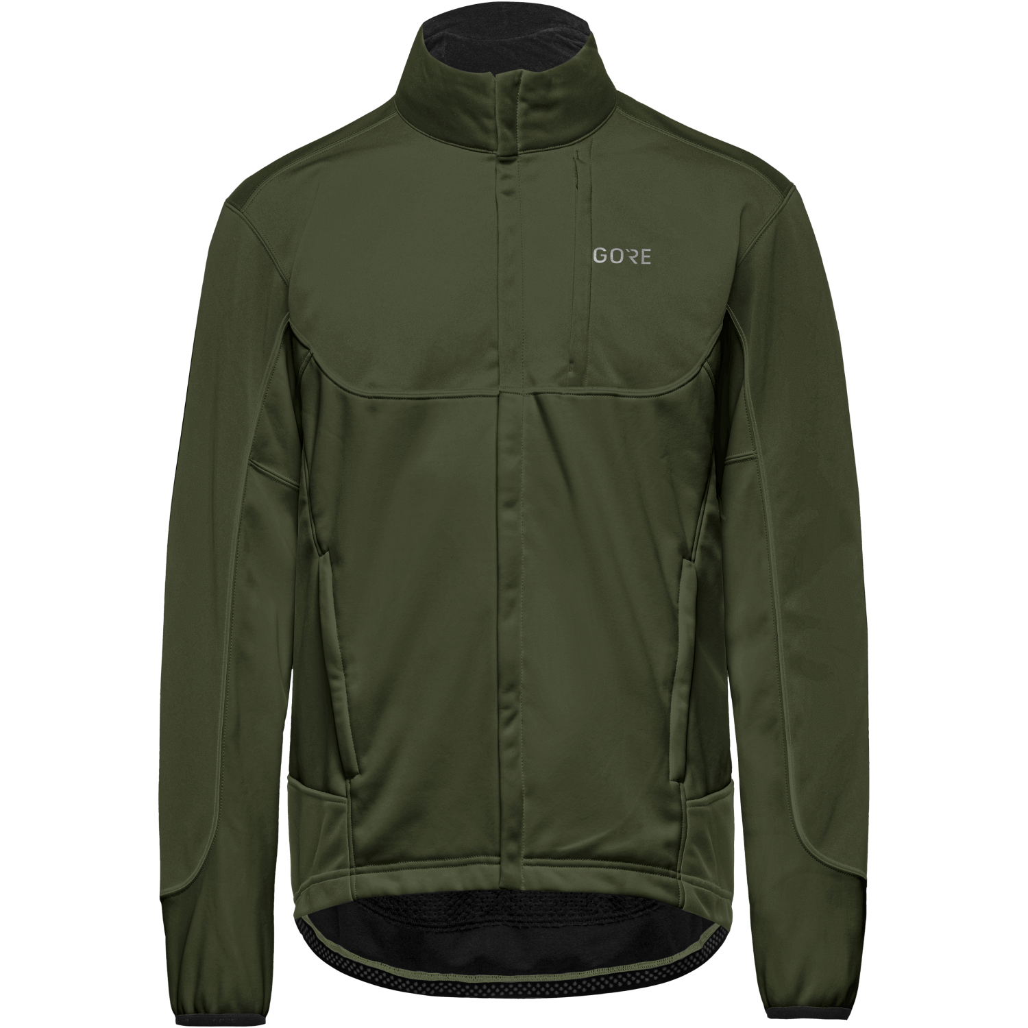 An image of the C5 WINDSTOPPER® Thermo Trail Jacket Mens being displayed without a product model wearing the product.