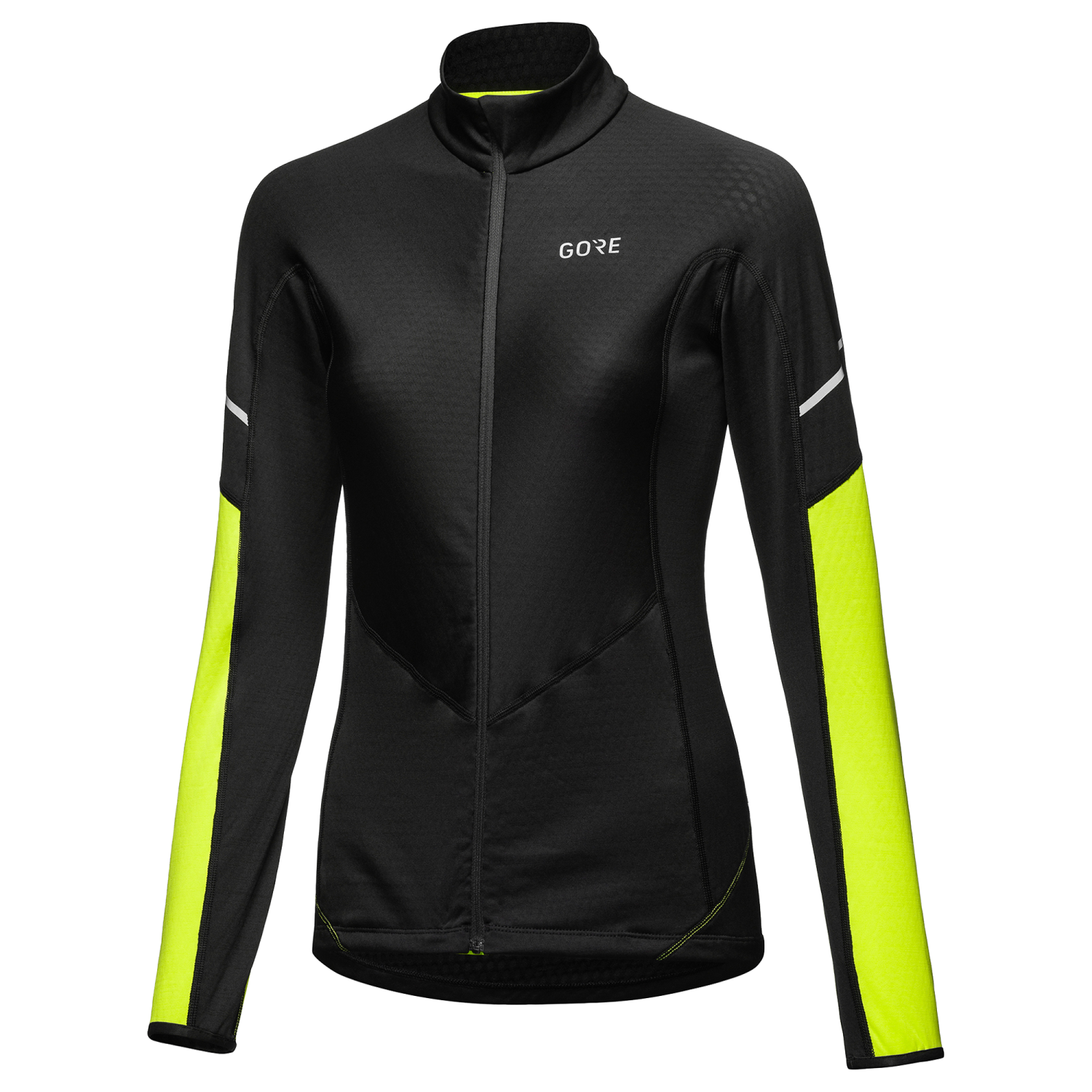 An image of the M Women Thermo Long Sleeve Zip Shirt being displayed without a product model wearing the product.
