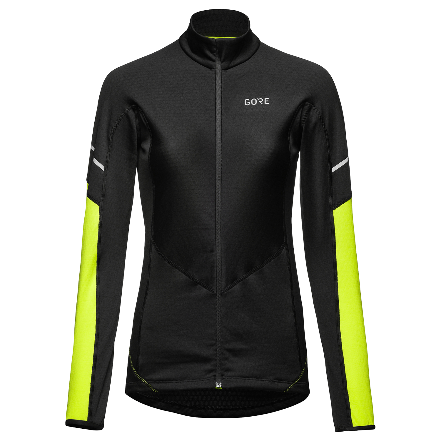 An image of the M Women Thermo Long Sleeve Zip Shirt being displayed without a product model wearing the product.