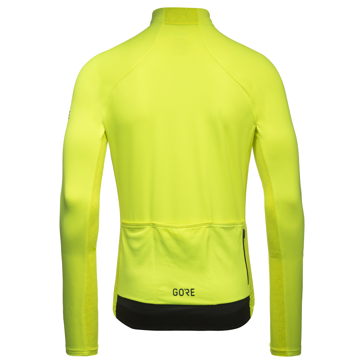 Gore wear c5 thermo jersey giallo fluo verde agrumi: maglia da ciclismo da  uomo