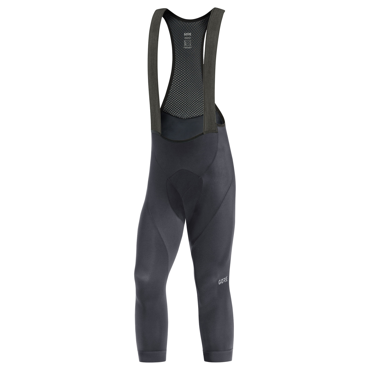 An image of the C3 3/4 Bib Tights+ being displayed without a product model wearing the product.