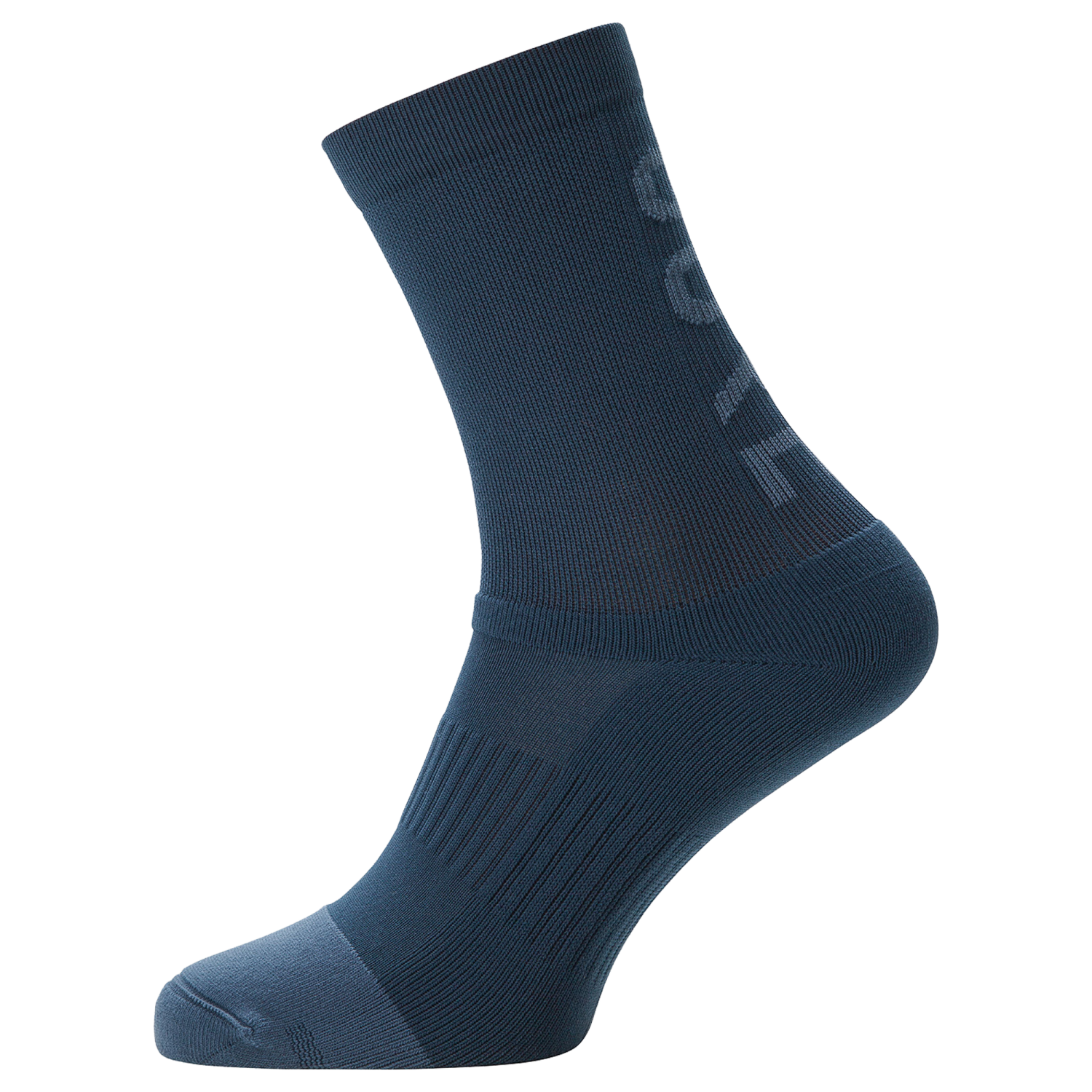 An image of the M Mid Brand Socks being displayed without a product model wearing the product.