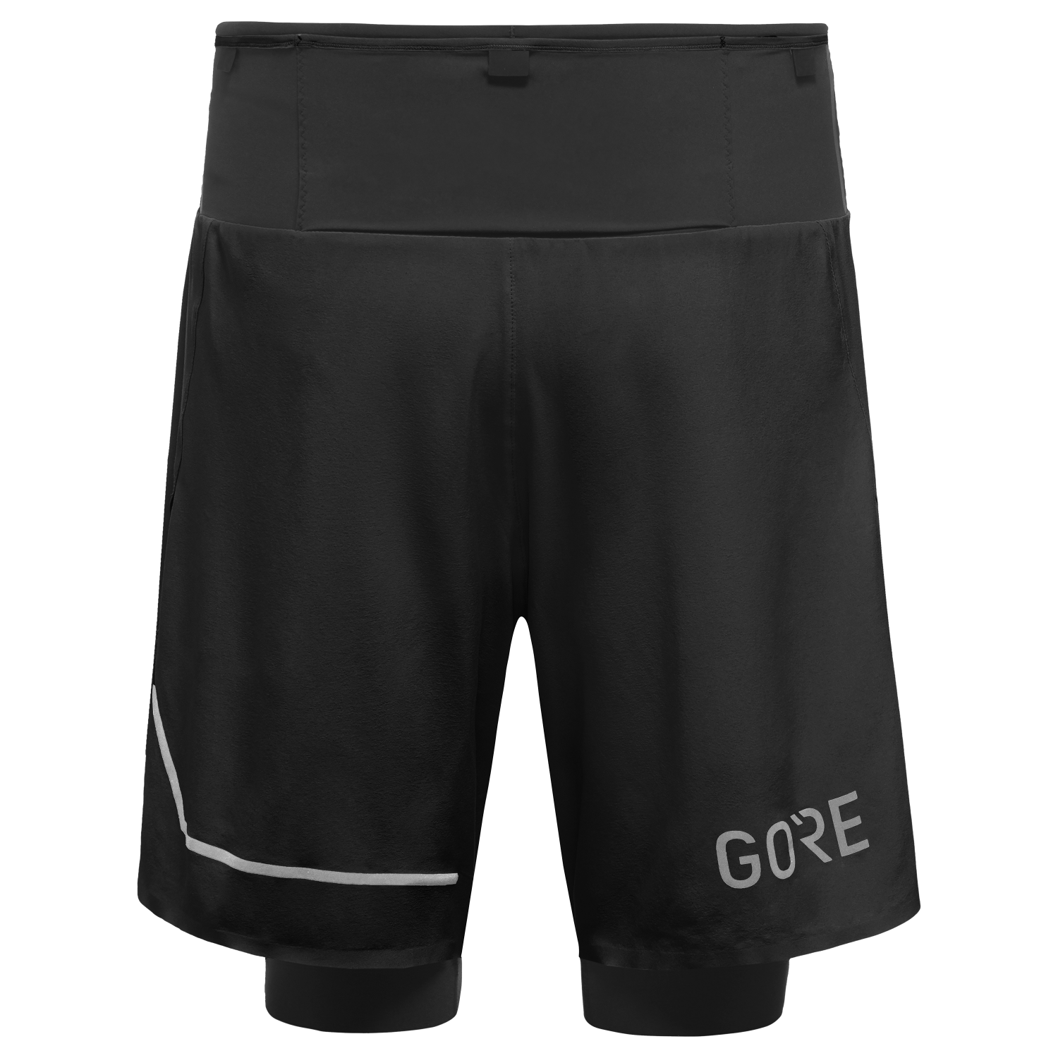An image of the Ultimate 2in1 Shorts Mens being displayed without a product model wearing the product.
