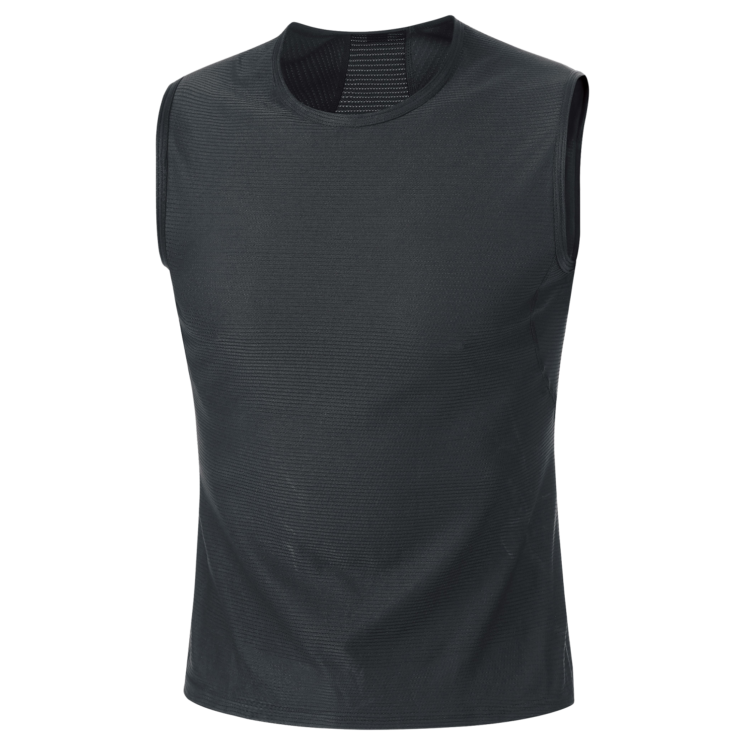 An image of the M Base Layer Sleeveless Shirt being displayed without a product model wearing the product.