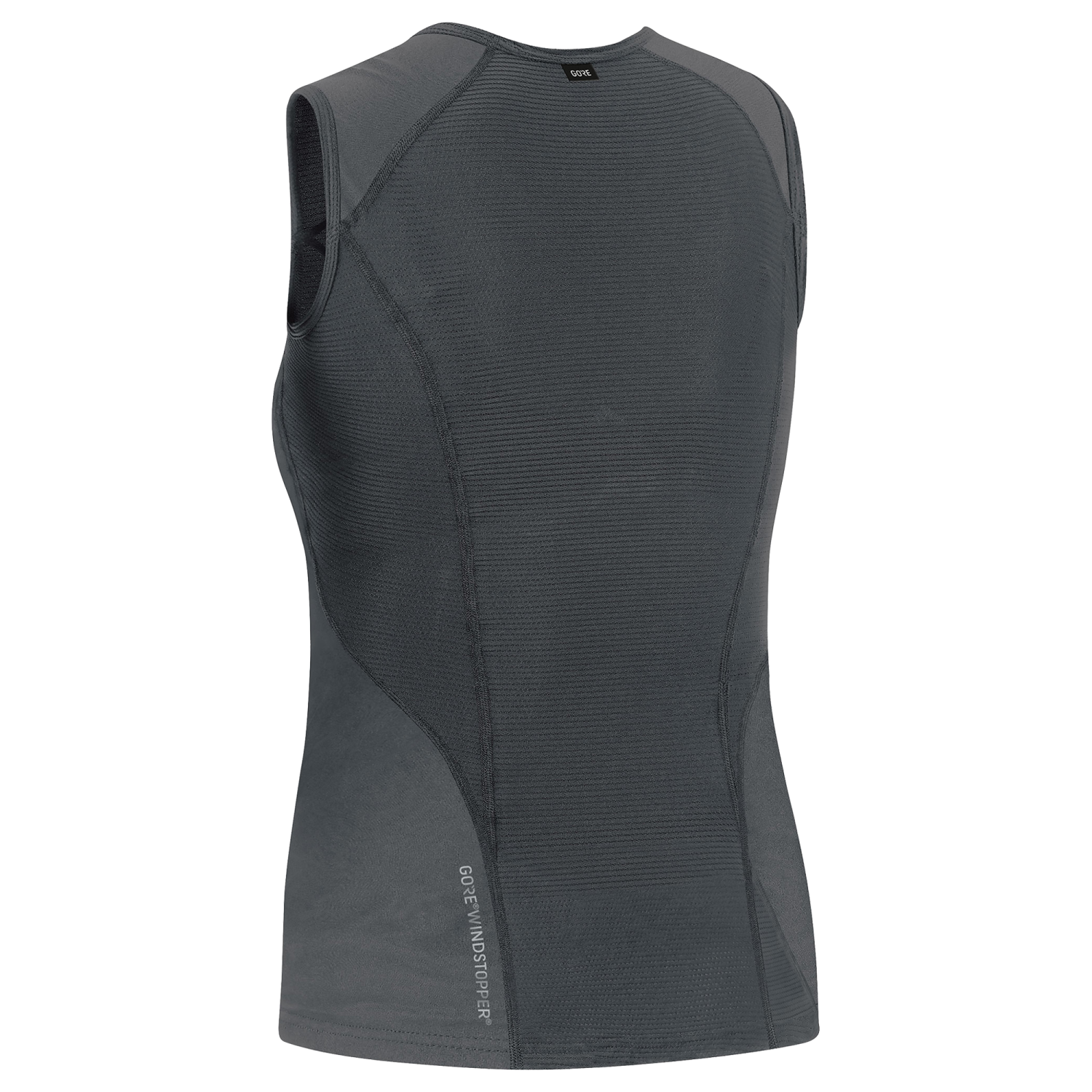 An image of the M WINDSTOPPER® Base Layer Sleeveless Shirt Womens being displayed without a product model wearing the product.