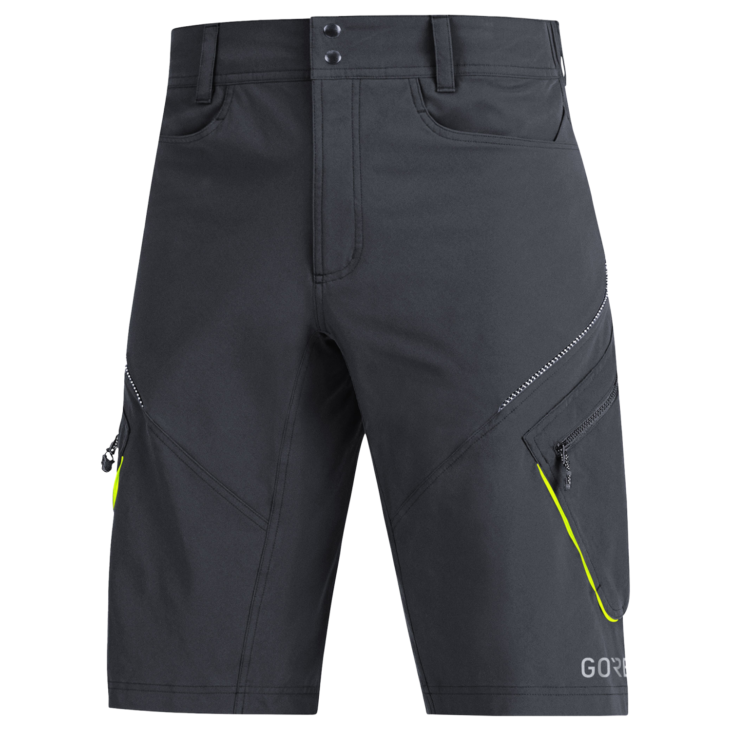 An image of the C3 Trail Shorts being displayed without a product model wearing the product.