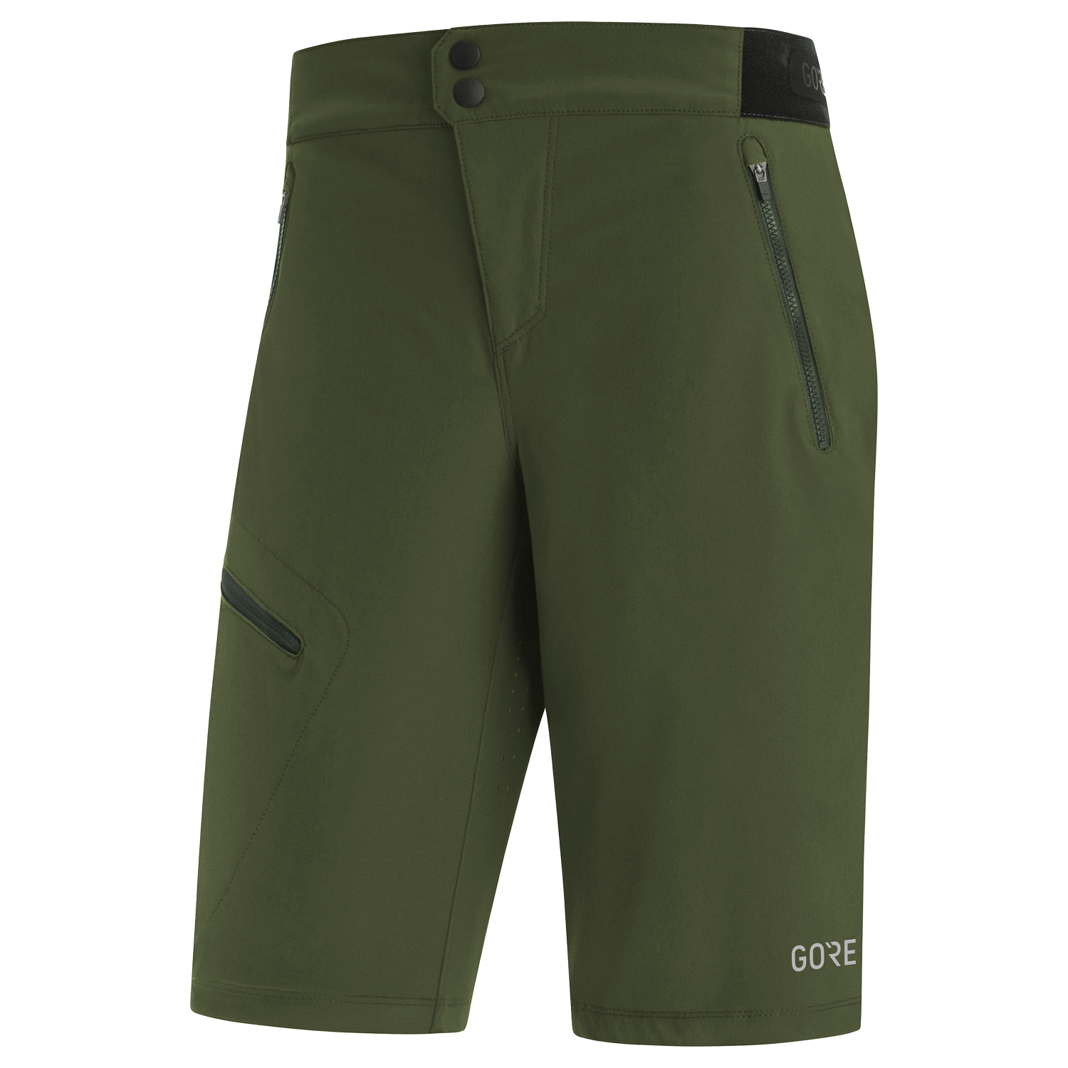 An image of the C5 Women Shorts being displayed without a product model wearing the product.