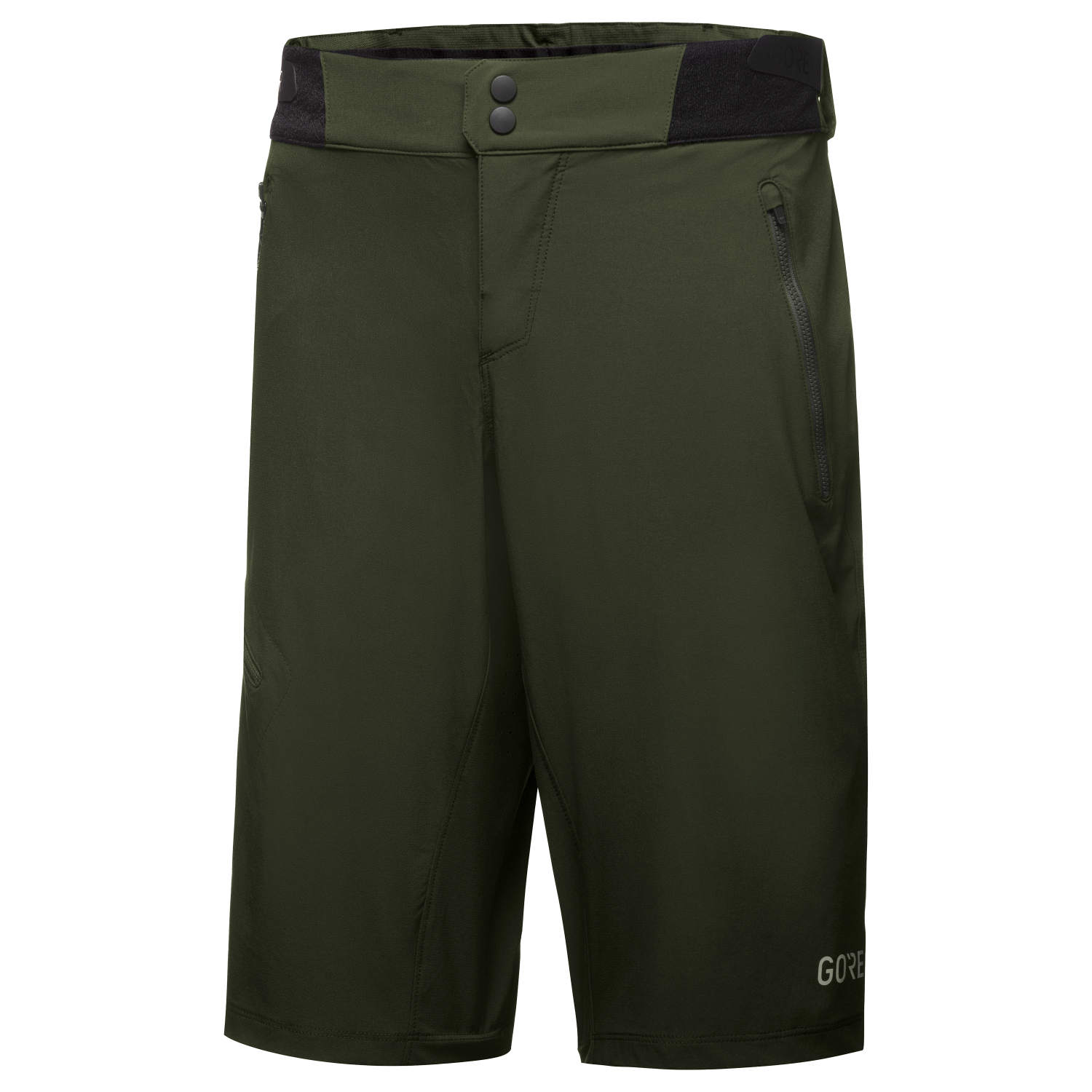 An image of the C5 Shorts being displayed without a product model wearing the product.